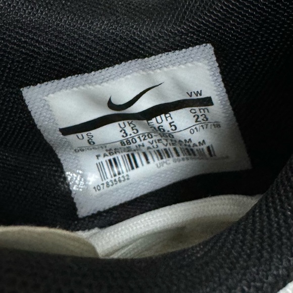 Nike Lunarlon golf shoes white/black size 6 women’s - Picture 3 of 4